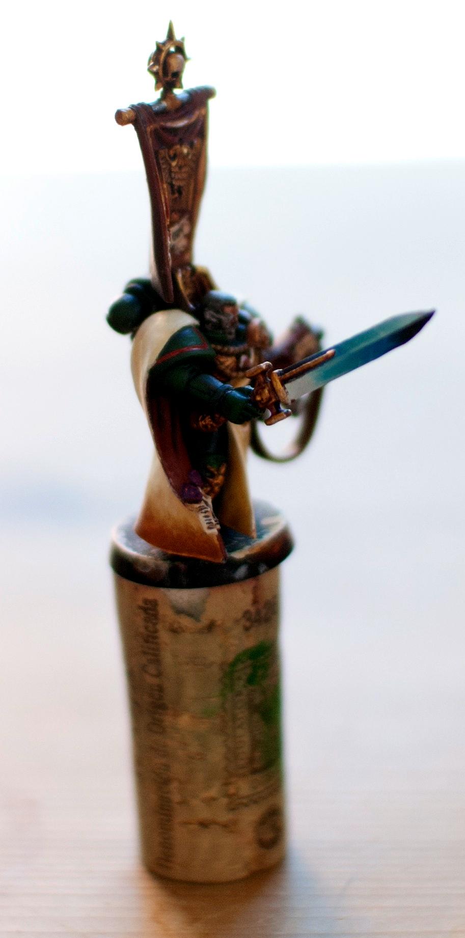 Dark Angels, NonMetallic Metal, Painting, Power Sword, Space Marines